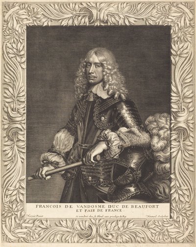 Francois, Duke of Beaufort by Robert Nanteuil after Jean Nocret