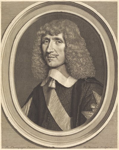 Leon-Bouthillier, Count of Chavigny by Robert Nanteuil after Philippe de Champaigne