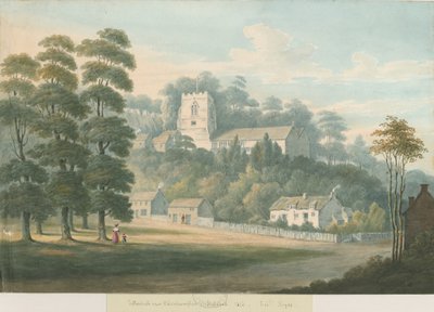 Tettenhall Church and Village, 1826 by Robert Noyes