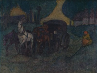A Country Road in Poland by Robert Polhill Bevan