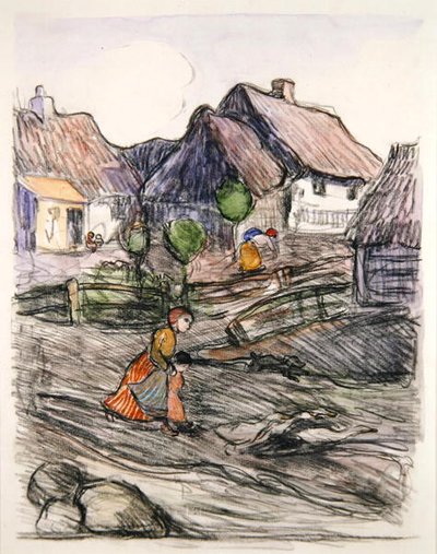 Goose Girl, Poland by Robert Polhill Bevan