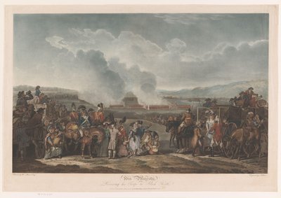 George III Reviewing His Troops at Blackheath by Robert Pollard (I)