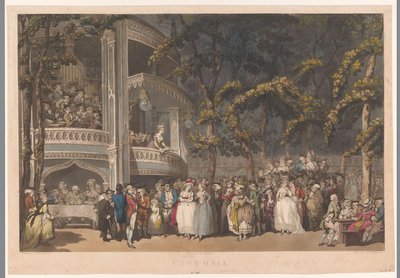 Vauxhall Gardens in London by Robert Pollard (I)