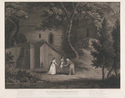 The Hermitage of Warkworth by Robert Pollard