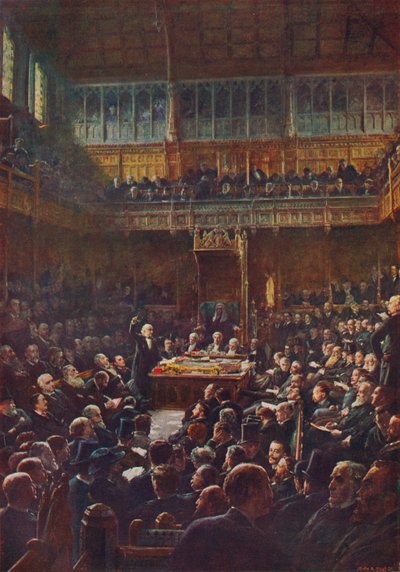 The House of Commons, February 13, 1893 by Robert Ponsonby Staples
