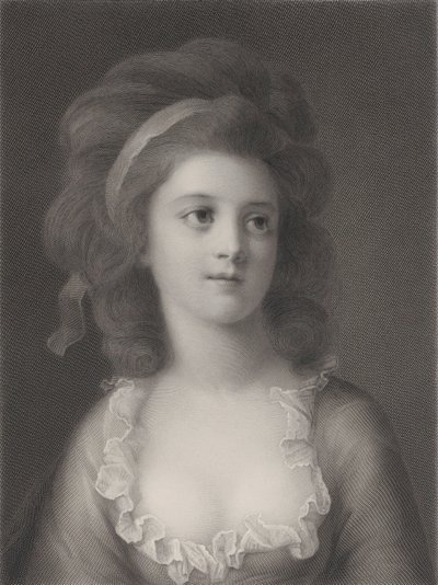 Half-length portrait of Sophie or Apollonia Helena Potocka as a young girl by Robert Reyher