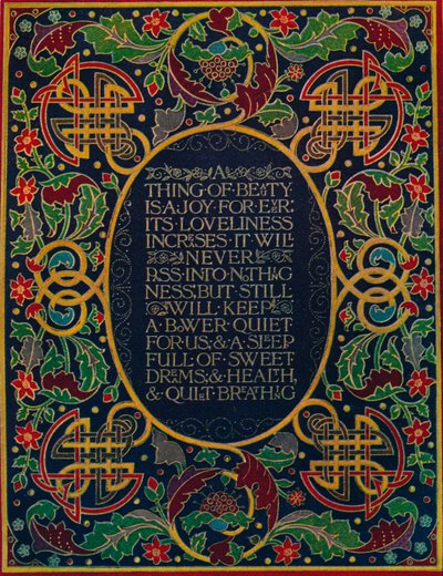 Doublure in Levant Morocco, with Inlay and Tooling by Robert Riviere
