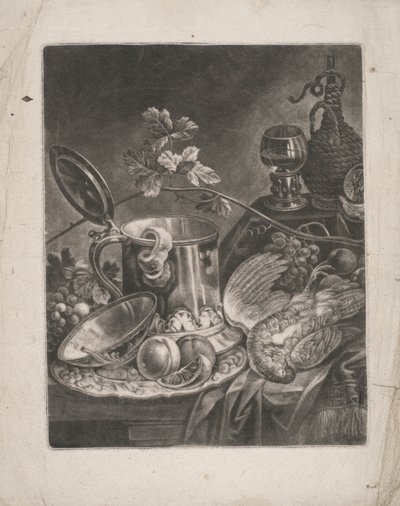 Still Life with Tankard and Dessert Dish by Robert Robinson