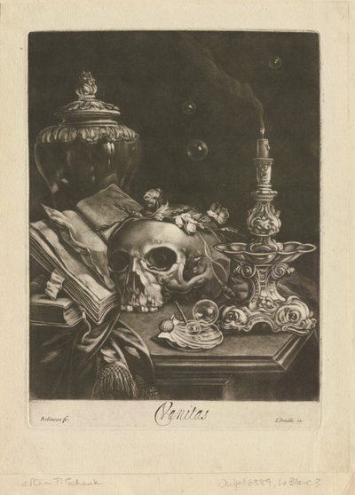 Vanitas Still Life, c.1685-88 by Robert Robinson