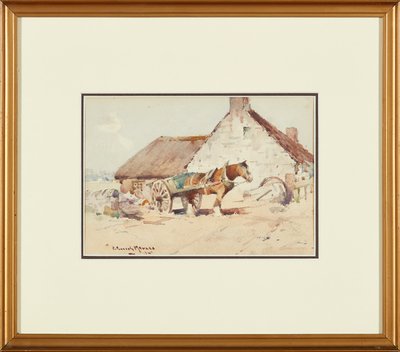 Horse and Cart by Robert Russell MacNee