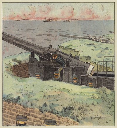 Japanese Defenses of the Inland Sea Passes by Robert Salles