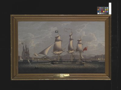 A British Packet Ship on the Clyde by Robert Salmon