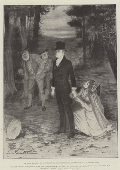 The Little Minister, the New Play at the Haymarket Theatre, adapted from Mr J M Barrie