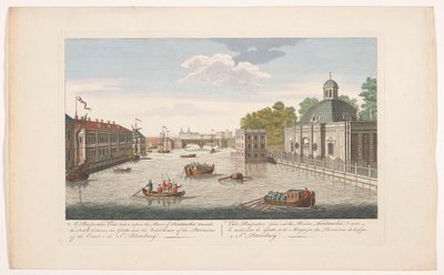 View of the Fontanka River in Saint Petersburg Seen from the North Side by Robert Sayer (possibly)