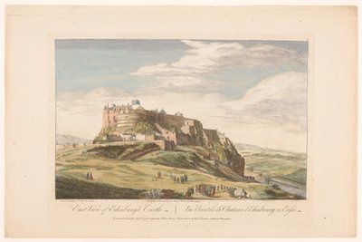 View of Edinburgh Castle by Robert Sayer
