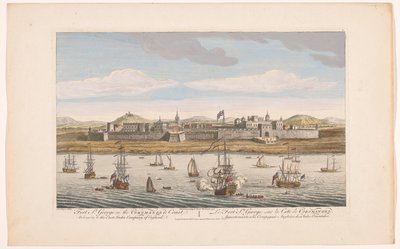 View of Fort Saint George in Madras (Settlements of the VOC) by Robert Sayer