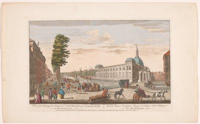 View of the Exchange in Rotterdam (Holland) by Robert Sayer