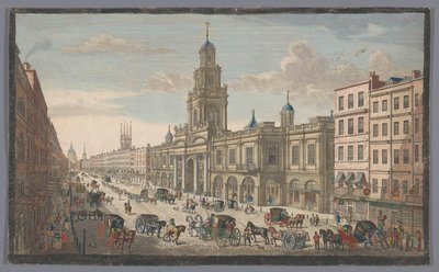 View of the Royal Exchange in London by Robert Sayer