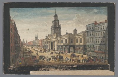 A View of the Royal Exchange London by Robert Sayer