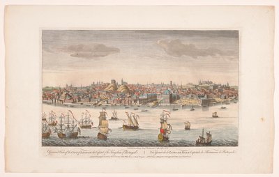 View of the City of Lisbon by Robert Sayer