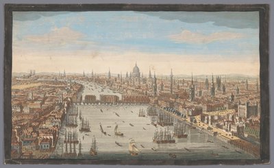View of the City of London (series title: London) by Robert Sayer