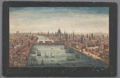 View of the City of London by Robert Sayer