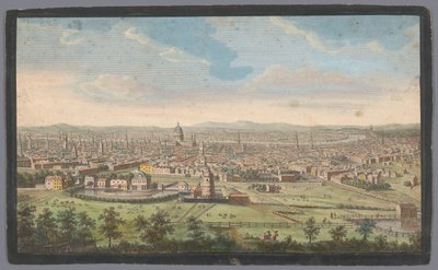 View of the City of London from the North Side by Robert Sayer