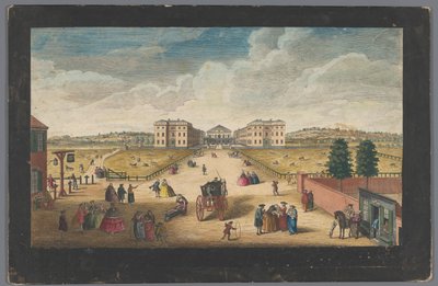 View of the Foundling Hospital in London by Robert Sayer