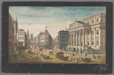 View of the Mansion House in London by Robert Sayer