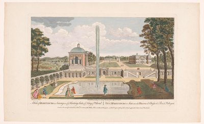 View of Schloss Moritzburg (Saxony) (series title) by Robert Sayer