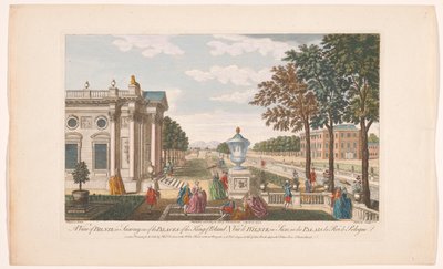 View of Schloss Pillnitz (series: Saxony) by Robert Sayer