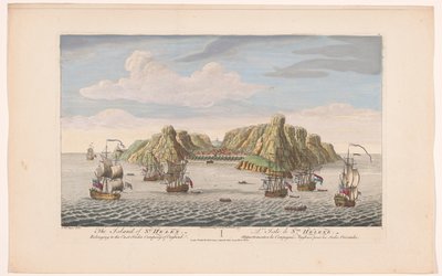 View of the Island of Saint Helena by Robert Sayer