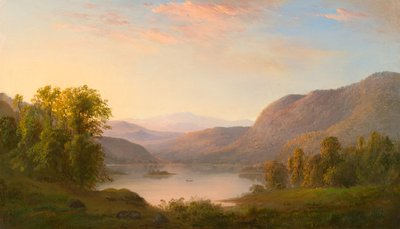 A View in the Laurentian Mountains, Near Québec by Robert Scott Duncanson