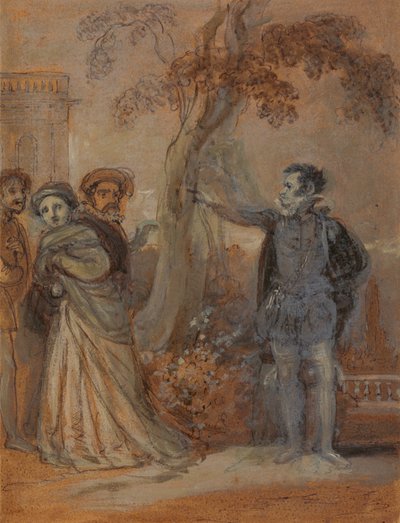 Malvolio Abusing Maria, Fabian and Sir Toby by Robert Smirke