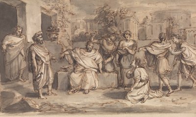Sketch for Timon of Athens by Robert Smirke