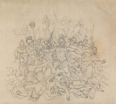 Sketch of a Battle Scene, from Shakespeare