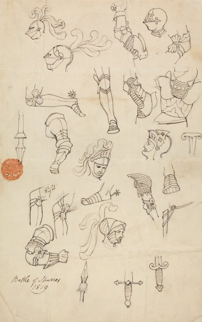 Studies for Armour by Robert Smirke