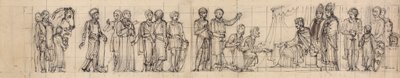 Study of Knights, Paying Homage, to the King by Robert Smirke