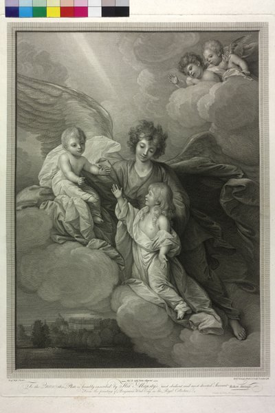 Apotheosis of the deceased children of King George III of England and Queen Charlotte by Robert Strange