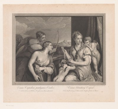 Venus Blinding Cupid by Robert Strange