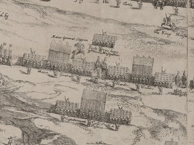 Description of the Armies of Horse and Foot of His Majesties, and Sir Thomas Fairfax; the Fourteenth Day of June 1645 by Robert Streater or Streeter