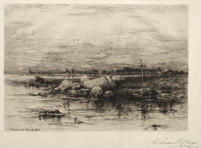 Mouth of the Apponaganasett River by Robert Swain Gifford