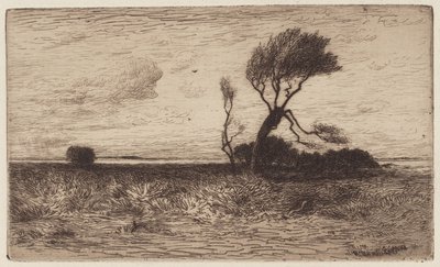 Near the Coast (small plate) by Robert Swain Gifford
