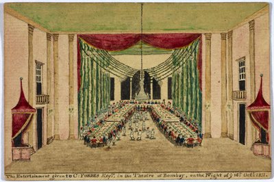 The entertainment given to C. Forbes esquire in the theatre in Bombay on the night of 16th October 1811 by Robert Temple