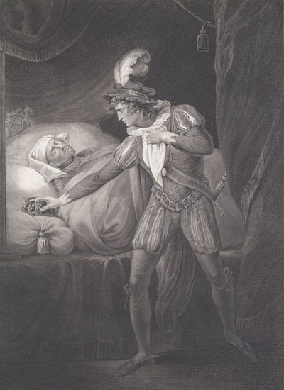 The Palace at Westminster: King Henry and the Prince of Wales by Robert Thew