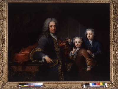 Monsieur de Saint Cannat and his children by Robert Tournieres