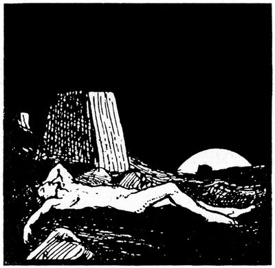 Drawing for the Book of Job, 1913 by Robert Traill Rose
