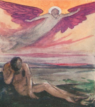 Illustration for The Dream of Gerontius by Cardinal Newman by Robert Traill Rose