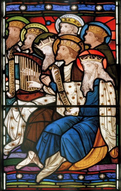 Praising Kings (detail from The Last Judgement) by Robert Turnill Bayne