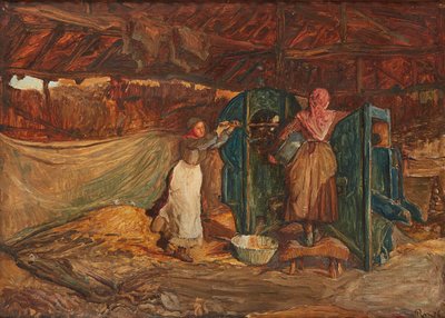 Milling the Grain by Robert Walker Macbeth
